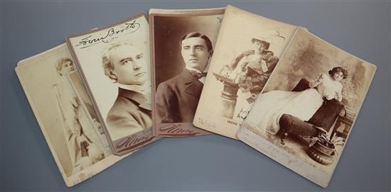 A quantity of postcards, theatrical photos etc